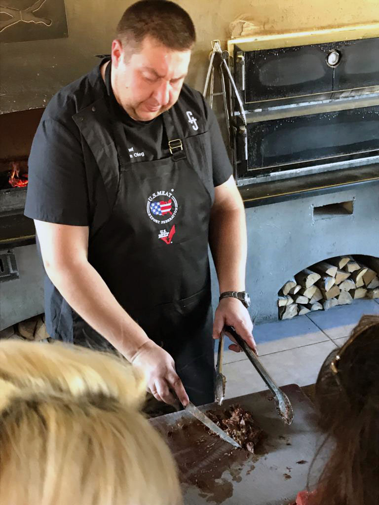 Chef Oleg Starun hosted a seminar on American marbled beef in Tbilisi