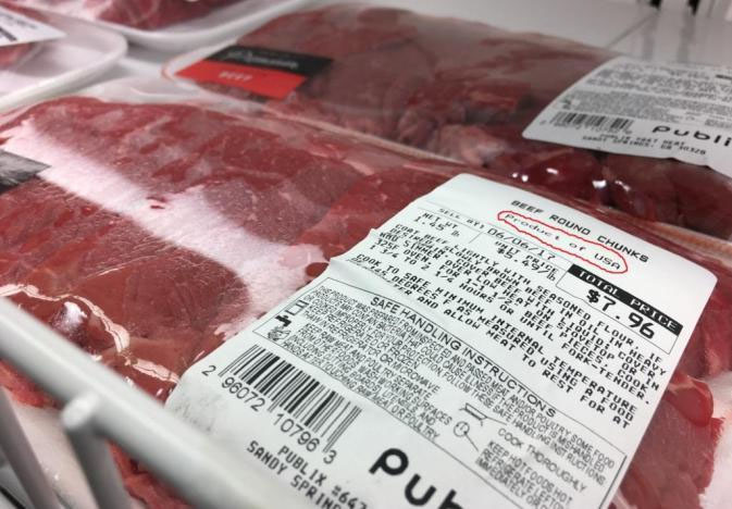 american labeled beef