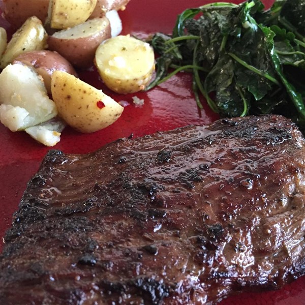 Скерт-стейк в аргентинском стиле