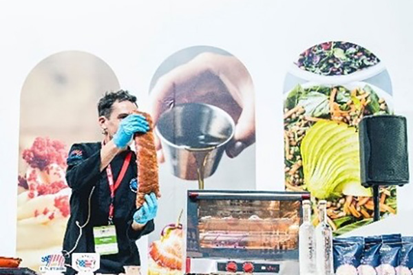 Американская свинина на выставке Espacio Food Show в Чили