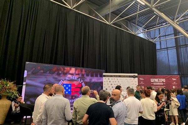 USMEF at the Wine Travel Awards Forum at the WinExpo exhibition in Georgia