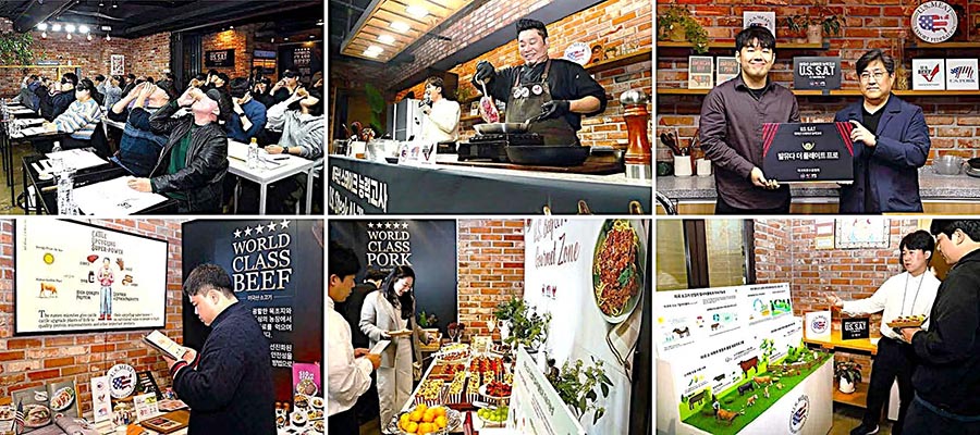 U.S. Steak Quality - Beef and Pork - Featured at Consumer testing Event in Korea