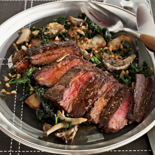 Скерт-стейк со сливочным маслом с перцем