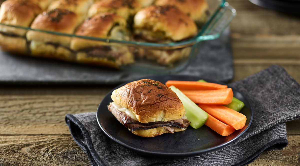 Easy Roast Beef Potluck Rolls