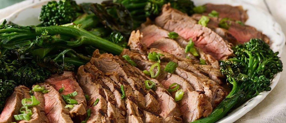 Plum-Marinated Steak
