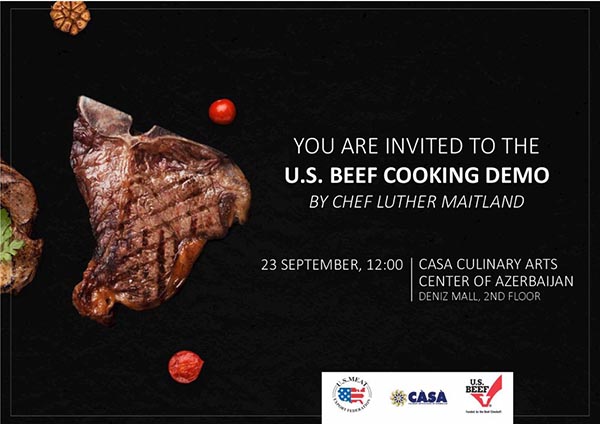 U.S. Beef Cooking Demo for the Azerbaijan HRI market players
