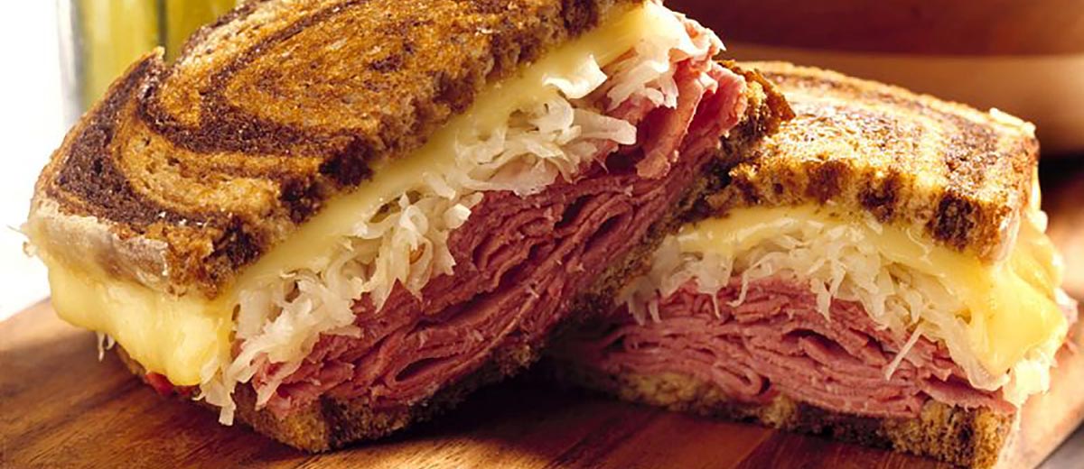 Classic American Beef Reuben Sandwich