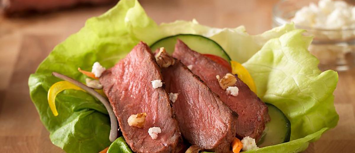 Inside-Out Grilled Steak Salad